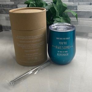 New Tumbler with straw/cleaner